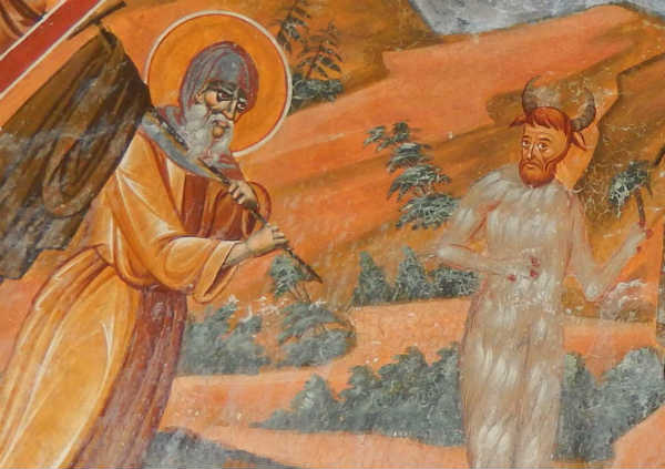 St. Anthony and the Satyr