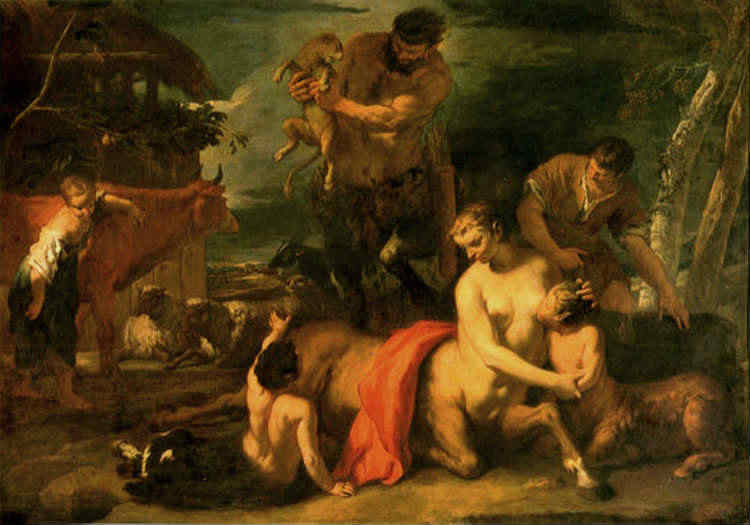 The Centaur Family by Sebastiano Ricci