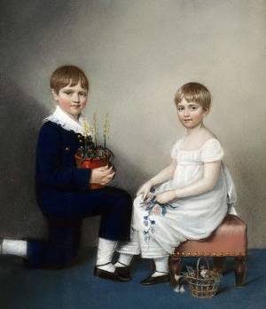 Charles Darwin as a child