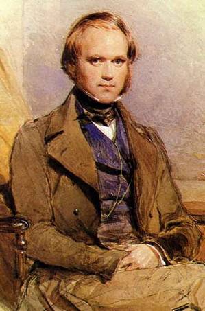 Charles Darwin as a young man