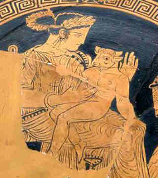 Pasiphae and the Minotaur