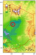 map of chad