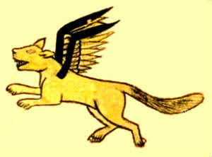 winged cat